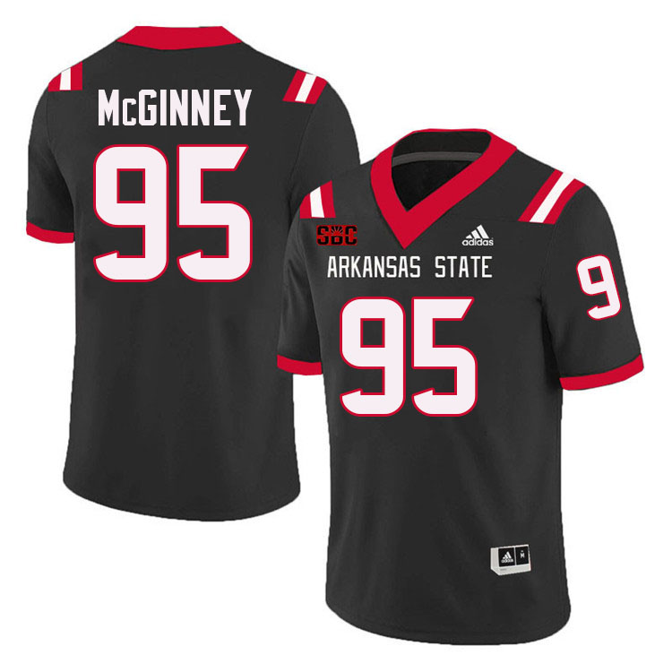 Jakwon McGinney Arkansas State Jersey,Arkansas State Red Wolves Football Uniforms,Jersey-Black